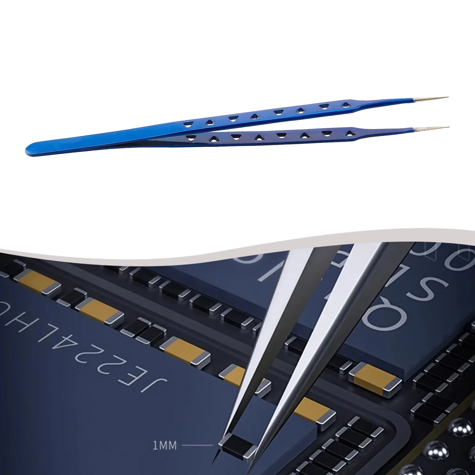 Aac14 Tweezers for Mobile For Phone Maintenance with Nonmagnetic Stainless Steel and Enhanced Clamping Stability