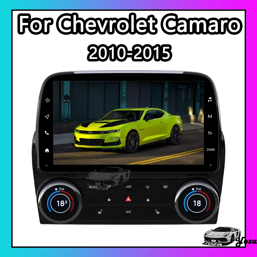 

Yoza Carplay Car Radio For Chevrolet Camaro 2010-2015 Android11 Touch Screen Multimedia Player GPS Navigation WIFI 5G Gift Tools