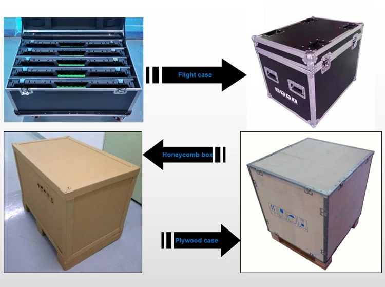 Flight Case, 8 in 1 for 500x500 outdoor LED display cabinet