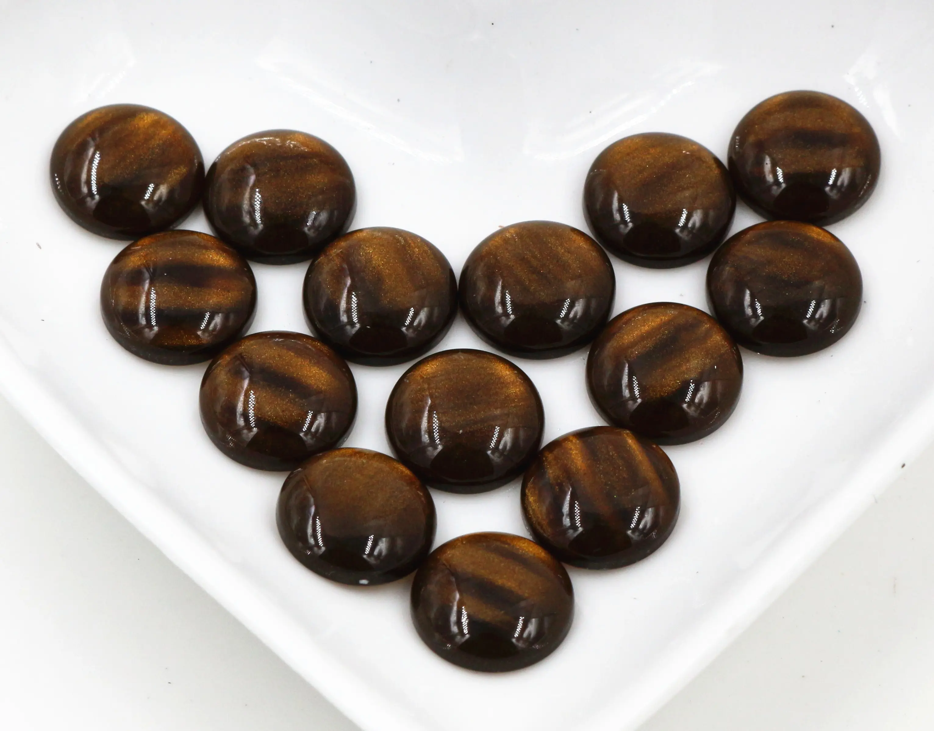 New Fashion 40pcs 12mm Amber  Style Color High Quality Flat Back Resin Flower Cabochons Cameo  G4-37