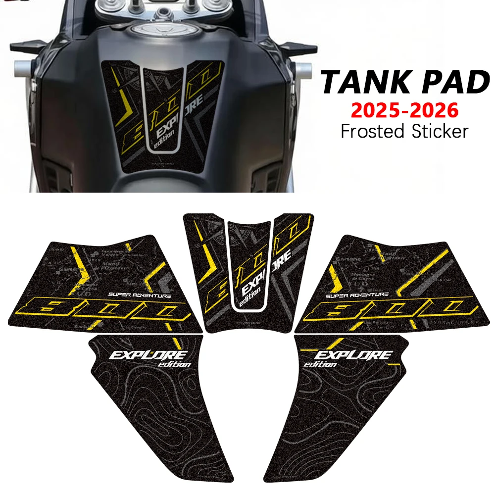 

Motorcycle For Kove 800X 800 X Pro Adventure RALLY Accessories Tank Pad Side Grips Gas Fuel Oil Knee Protector Stickers Decals