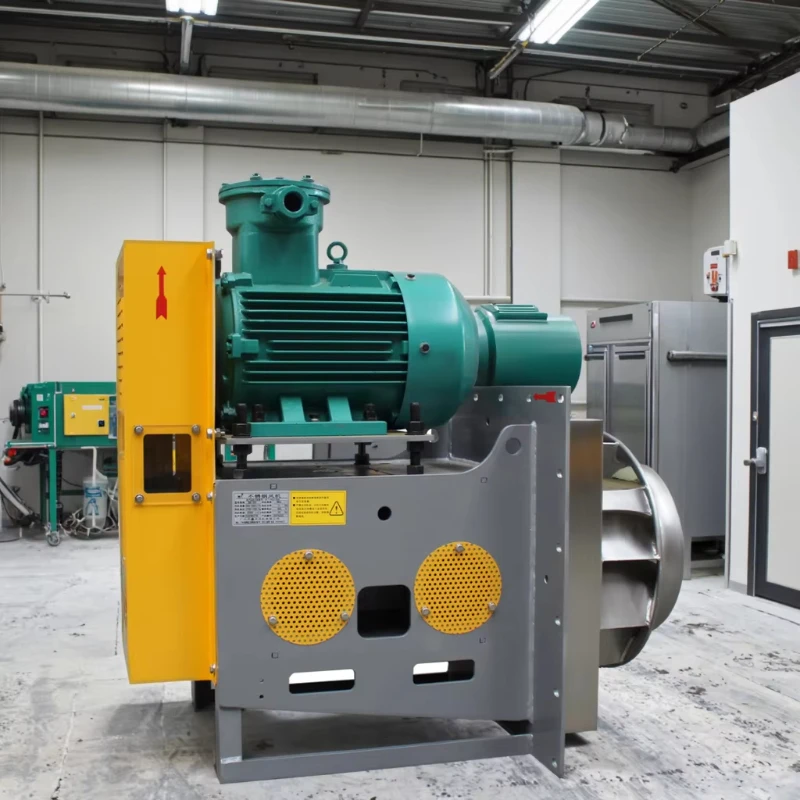 Paint and dye industry Industrial anti-corrosion centrifugal blower Single inlet extractor induced draft fan