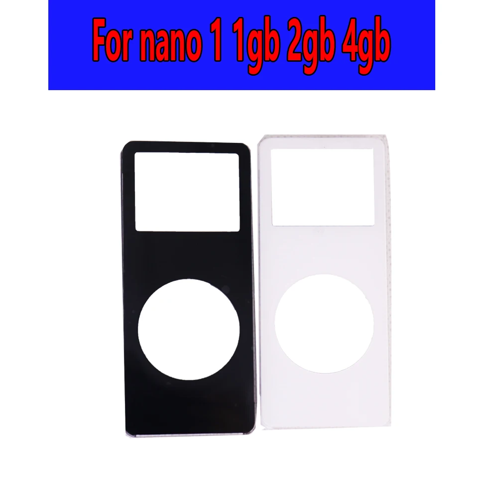 

Black White Color Plastic Front Case Cover Lens Window for iPod Nano 1st Nano 1 1GB 2GB 4GB Faceplate Housing Cover