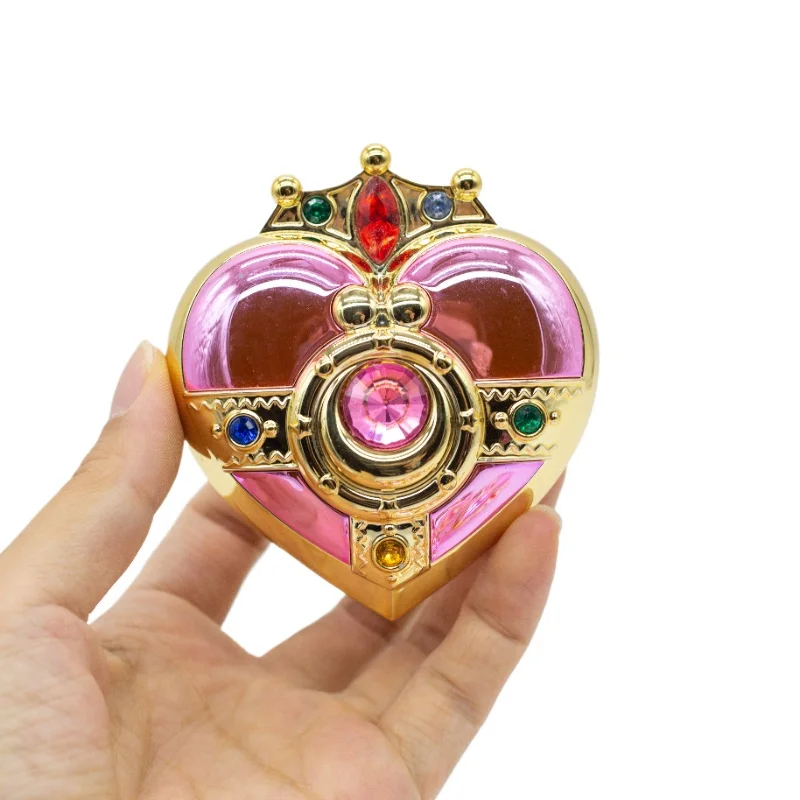 Sailor Moon Creer Beaute 20. Rocznica Tsukino Usagi Shaper różowy pojemnik na proszki Model postaci zabawki ozdobne