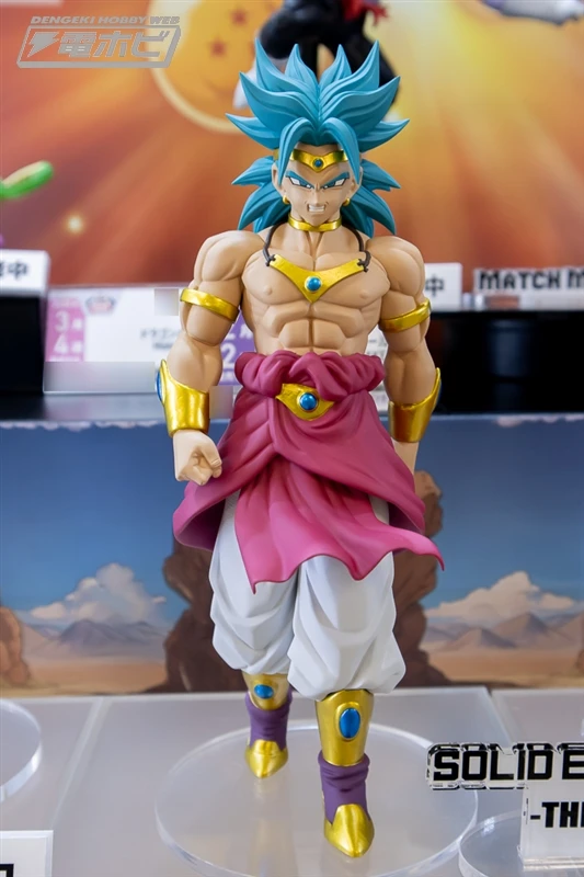 Original BANDAI Banpresto Dragon Ball Broli Super Saiyan Blue Hair PVC Anime Figures Action Figure Model Toys
