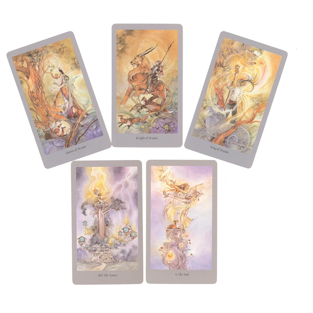 Shadows Tarot Deck Flowers Nymphs English Version Tarot Cards For Beginners Divination of Fate Deck Shadow with PDF Guidebook