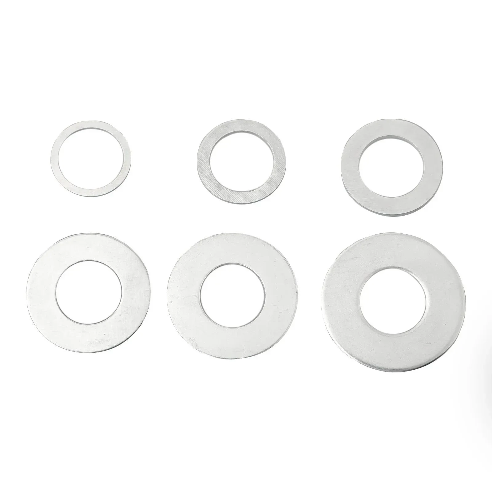 6 Pcs Circular Saw Blade Reducing Ring Conversion Ring Cutting Disc Aperture Gasket Inner Hole Adapter Ring 20/22/25.4/30/32/35m