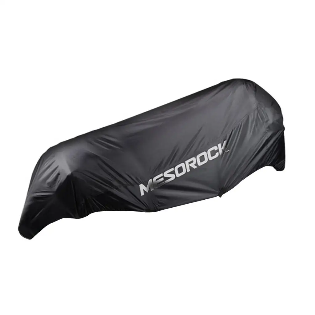 Motorcycle Half Cover Polyester Lightweight Anti Rust Black Fits for ATV Adv