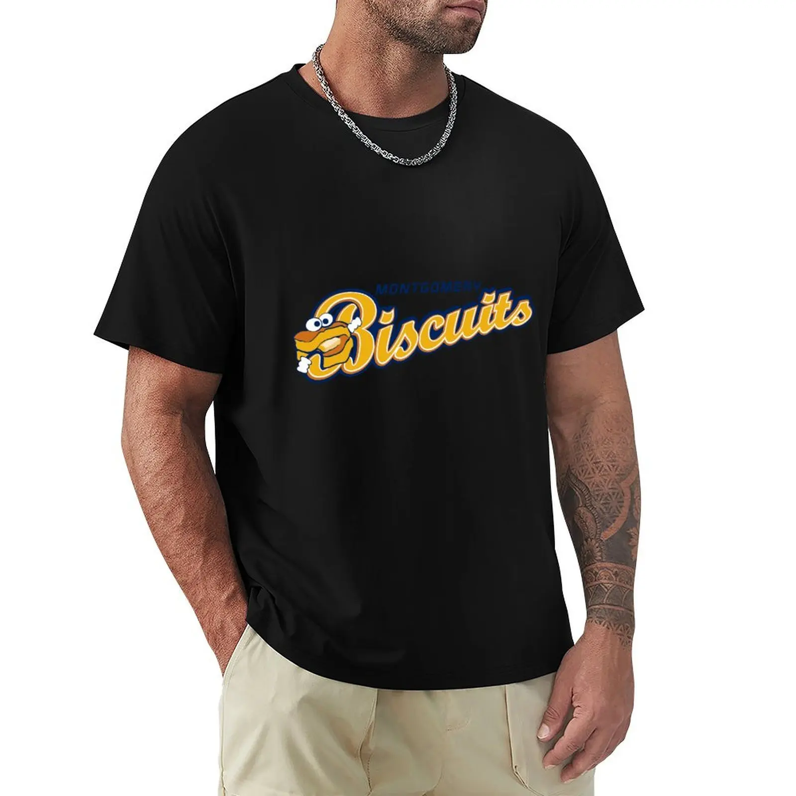 Camiseta de Trabalho Montgomery Biscuits - Camisa de Manga Curta Utilitária