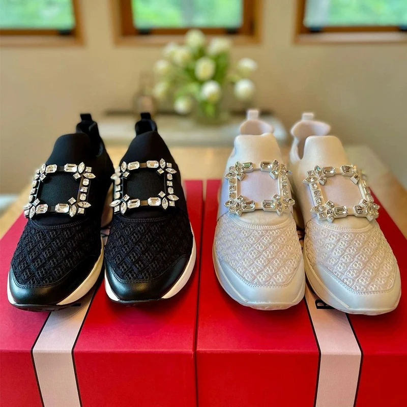 

Casual Sport oes Women's Increased Thi Bot Strass Bule Breathable Me Low Top Faionable Flat Rubber Outsole