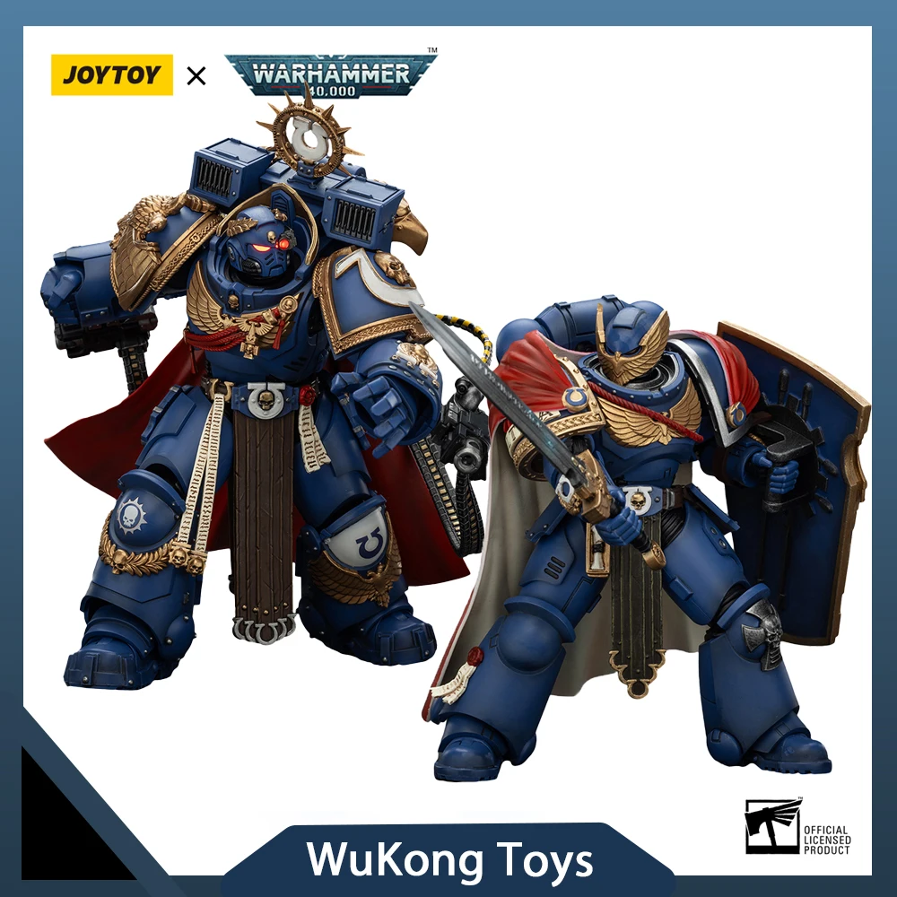 

JOYTOY Warhammer 40K Ultramarines Marneus Calgar Victrix Honour Guard Action Figures 1/18 Desktop Decor Collectible Model Toys