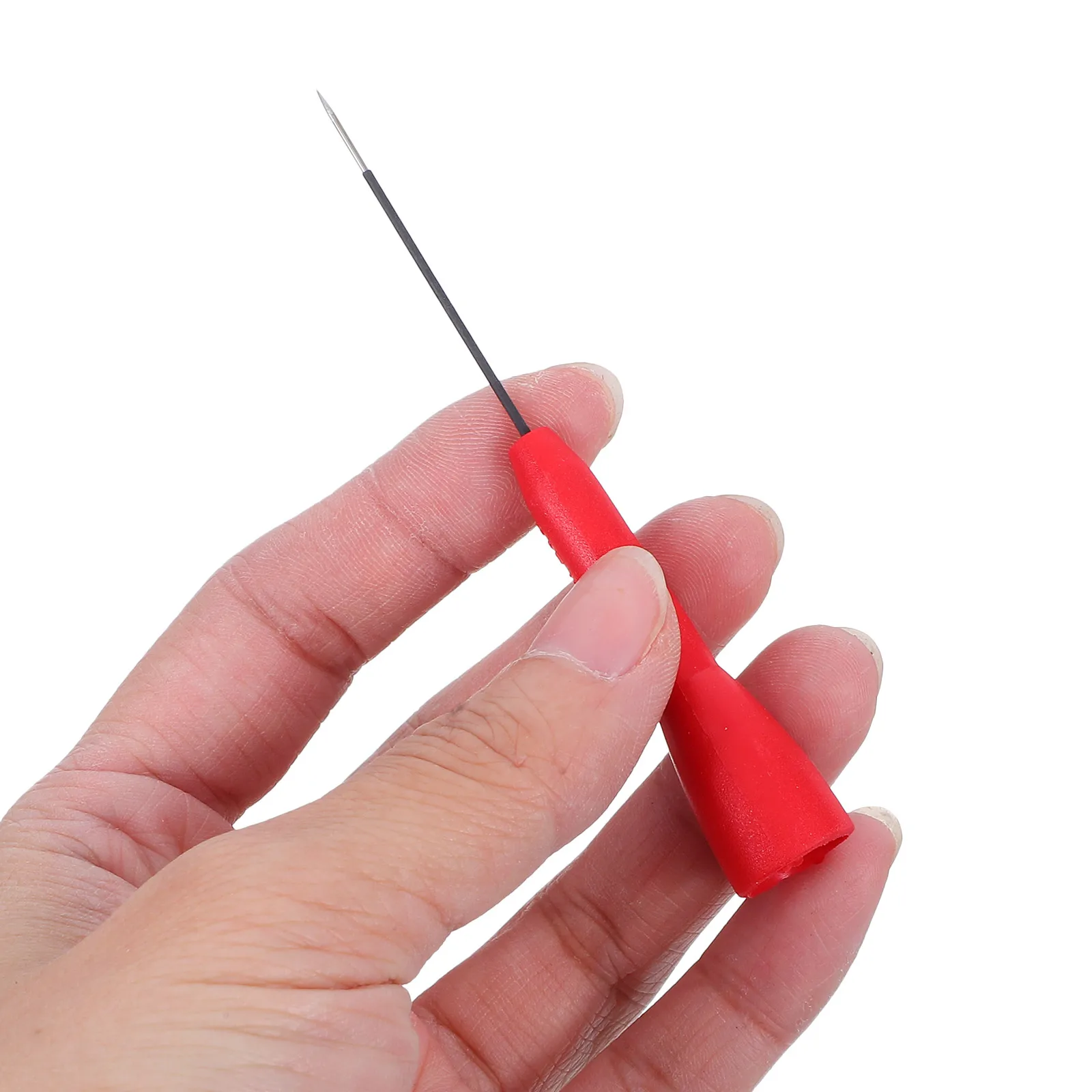

1 set Multimeter Probe 07mm Thin Needle Replacement Leads Wire Repair Electric Puncture Probes Copper Material Precision