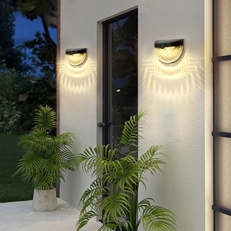 

Solar Wall Lamp Outdoor Courtyard Lamp Household Waterproof Wall Lamp Garden Terrace Atmosphere Decoration Small Night Lamp