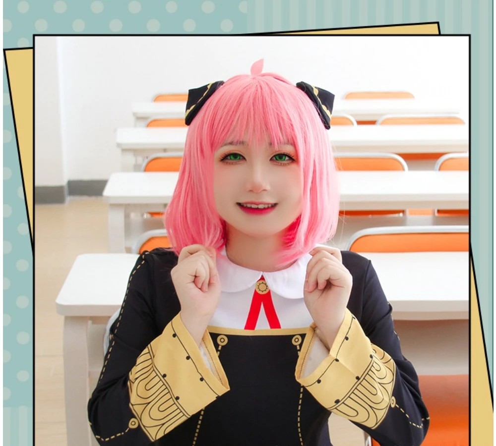 Nuevo disfraz de Spy Play House Cos Aniya Aniya, conjunto completo de ropa familiar espía, disfraces de Halloween para mujeres