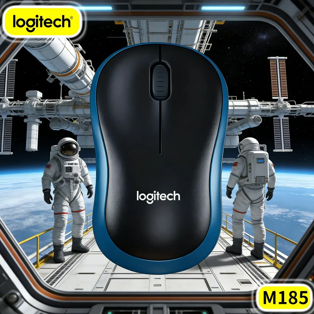 Logitech M185 Home Online Virtual Live Webinar Seminar Attend Mouse Wireless Reliable Cursor For Course Join