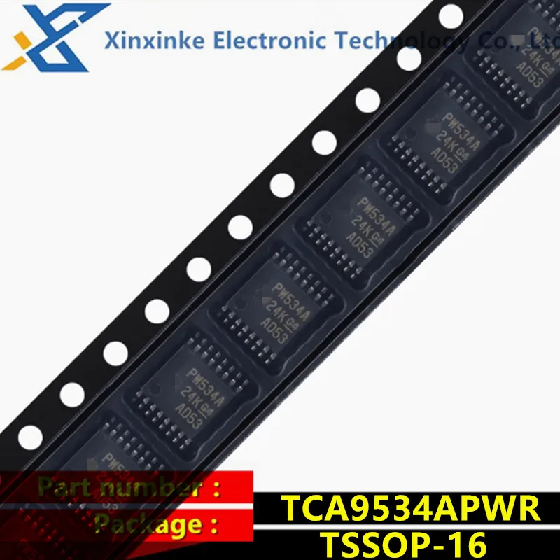 10PCS TCA9534APWR TSSOP-16 Mark: PW534A  Interface - I/O Expanders Remote 8B I2C and Low-Pwr I/O Expander Brand New Original