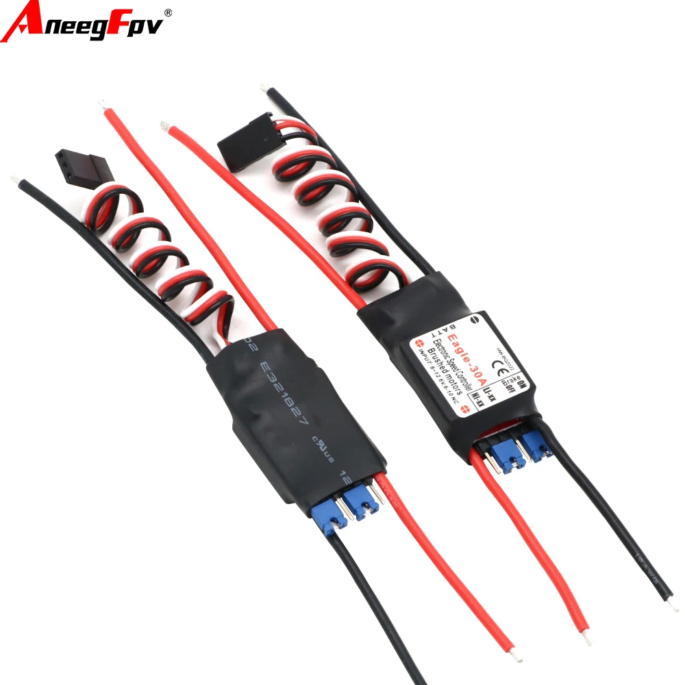 Regolatore di velocità ESC spazzolato RC 20A 30A 2-3S 1A/5V BEC per aereo aereo 270 280 370 380 390 Giocattoli modello