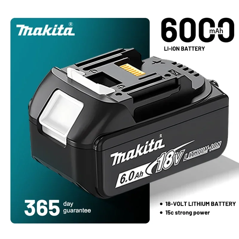 Original Makita 6Ah for Makita 18V Battery BL1830B BL1850B BL1850 BL1840 BL1860 BL1815 Replacement Lithium Battery