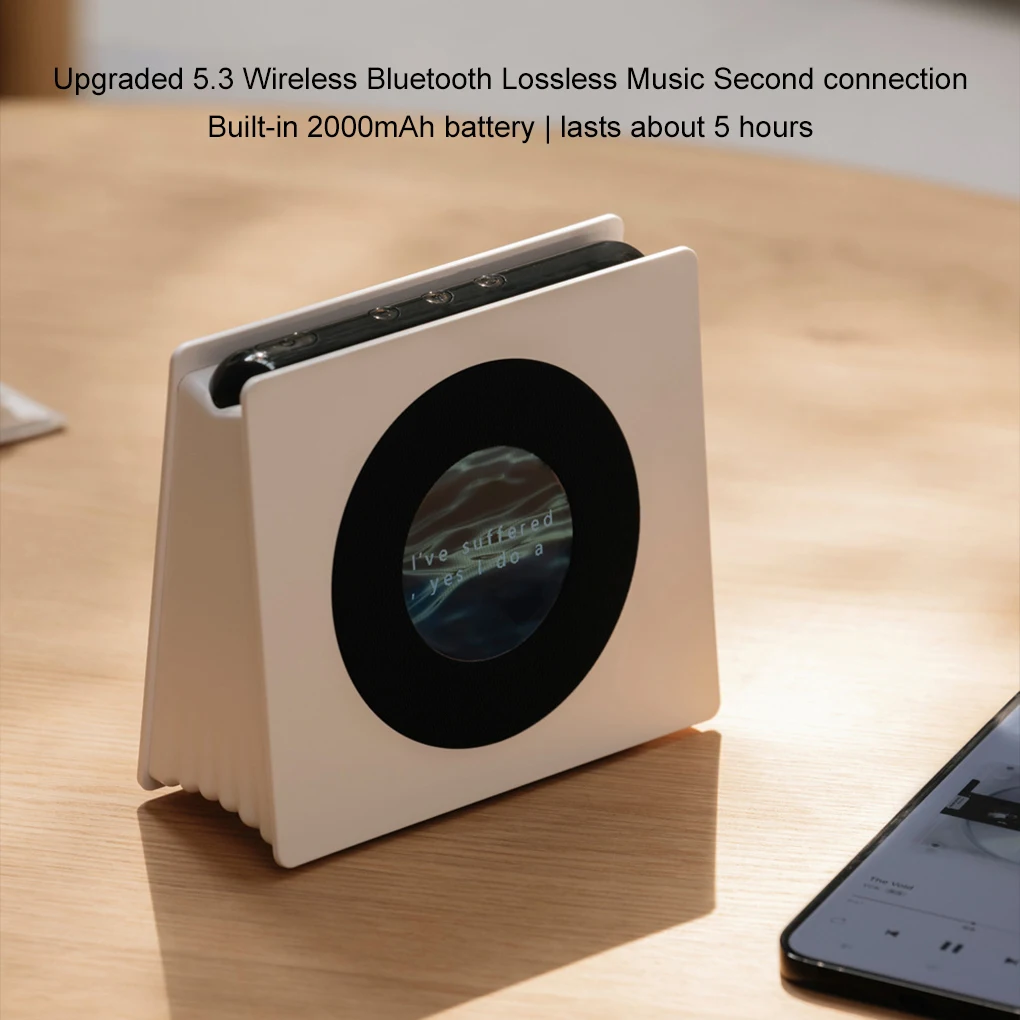 Mini Subwoofer With Built-in 8 Kinds Of White Noise For Nature Simulation Wireless Bluetooth Speaker