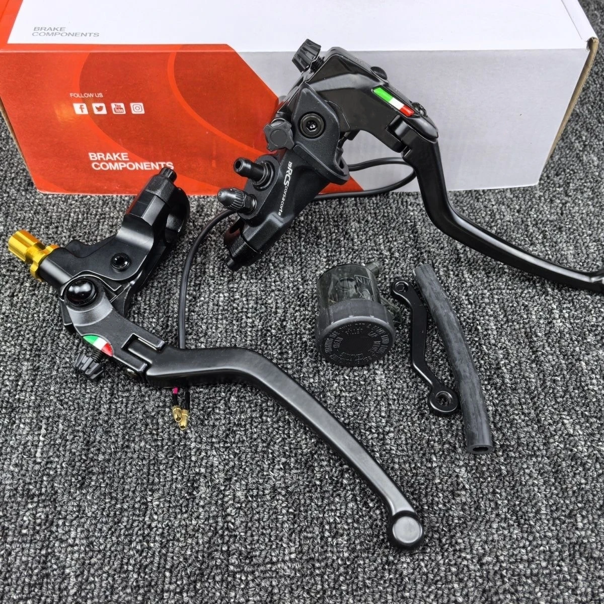 Universal 19RCS Perch Line Clutch Brake Master Cylinder Lever 22mm Piston for Racing Street Bike Honda Yamaha Kawasaki