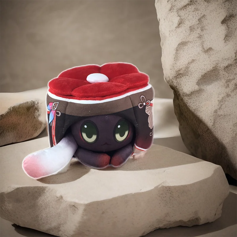 Honkai estrela ferroviário jiao qiu gato boneca travesseiro de pelúcia jogo de gato yunli cosplay travesseiros de desenho animado gato presente de aniversário decoração de casa