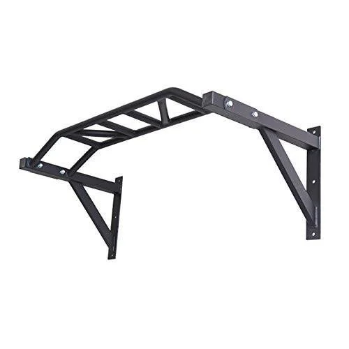 Pull up Bar Wall Mounted Chin up Bar  Dip Station for Indoor Home Gym Workout Power Set Training view 2
