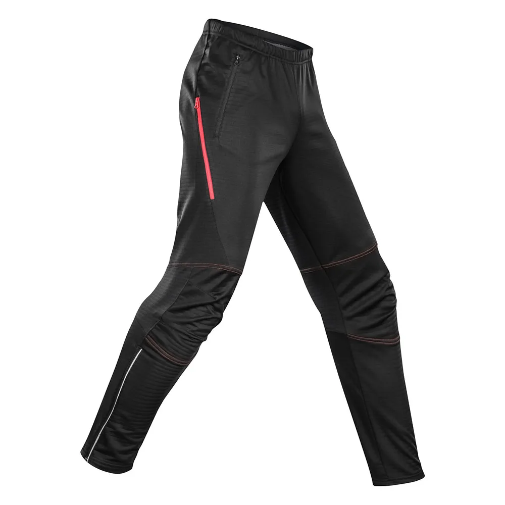

Lixada Men's Waterproof Cycle Pants Thermal Fleece Windproof Winter Bike Riding Running Sports Pants Trousers