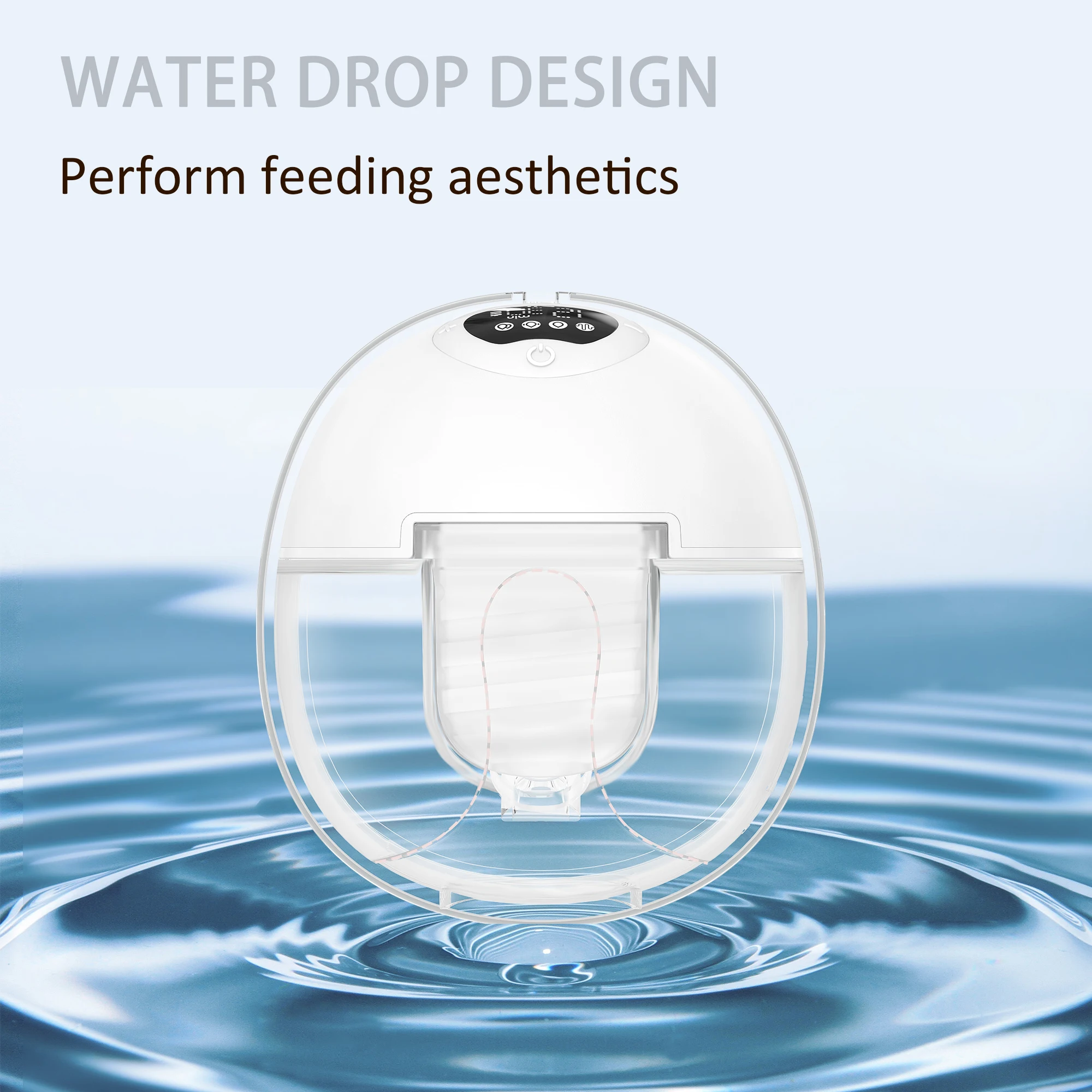 

Portable Intelligent and Comfortable S39 Breast Pump Dual Silicone Wearable Electric Breast Pump with Super Strong Suction Power