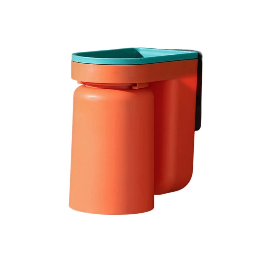 Innovate Wall Mounted Toothbrush Toothpaste Storage Holder Couple Mouth Cup Tooth Brushing Cups Rack Bathroom Accessories