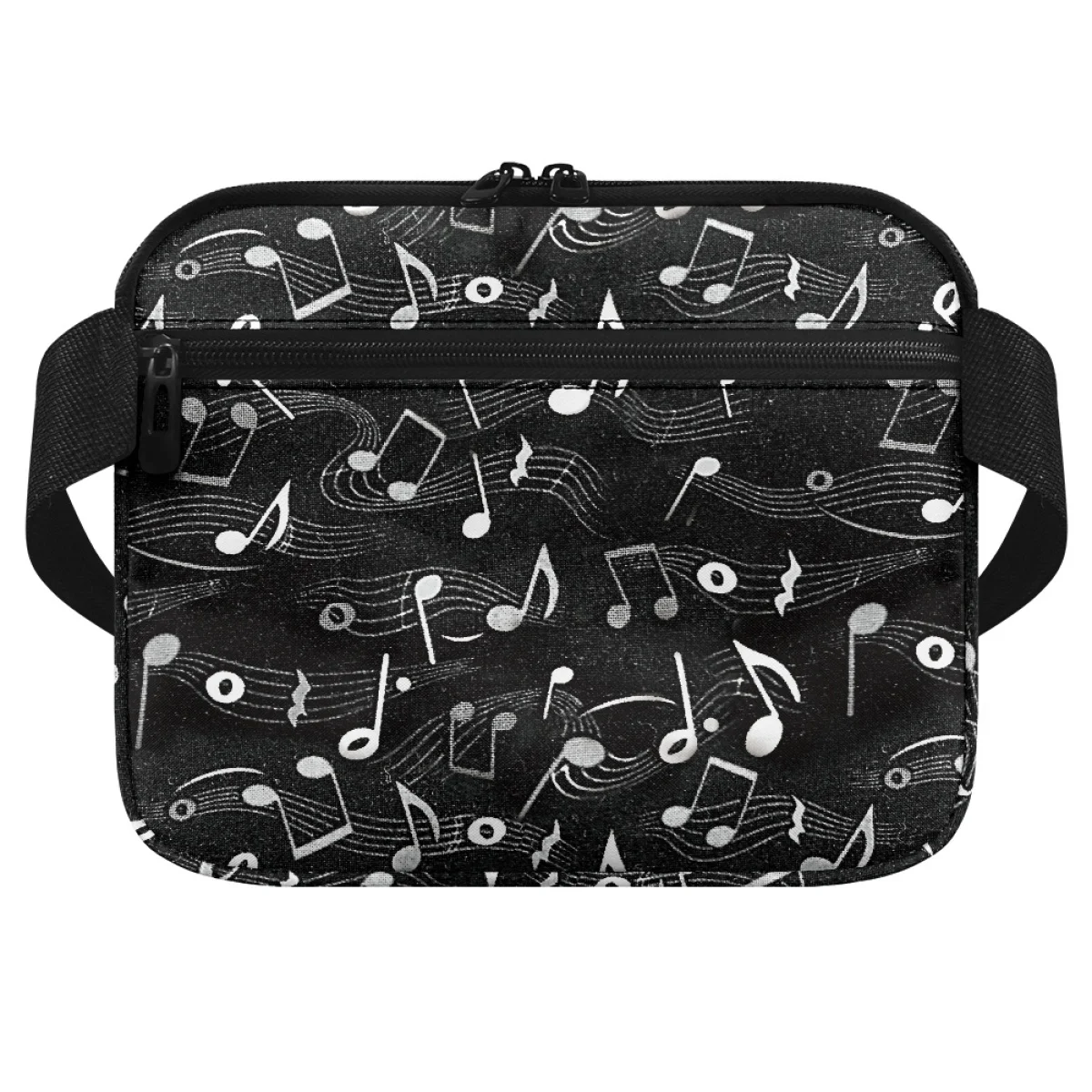 Music Note Printing Casual Ladies Waist Bag Fashion Portable Adjustable Nurse Belt Bag Gift Medical Pack Nursing Organizer Pouch