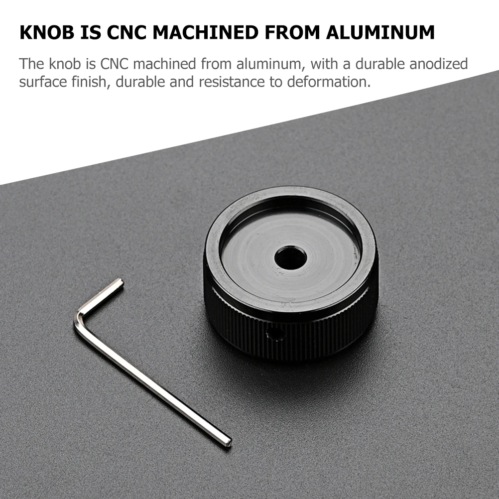 

Aluminum Guitar Potentiometer Knobs Black Cnc Machined Knurled Tone Control Knobs for Bass Electric Guitar and Amplifier