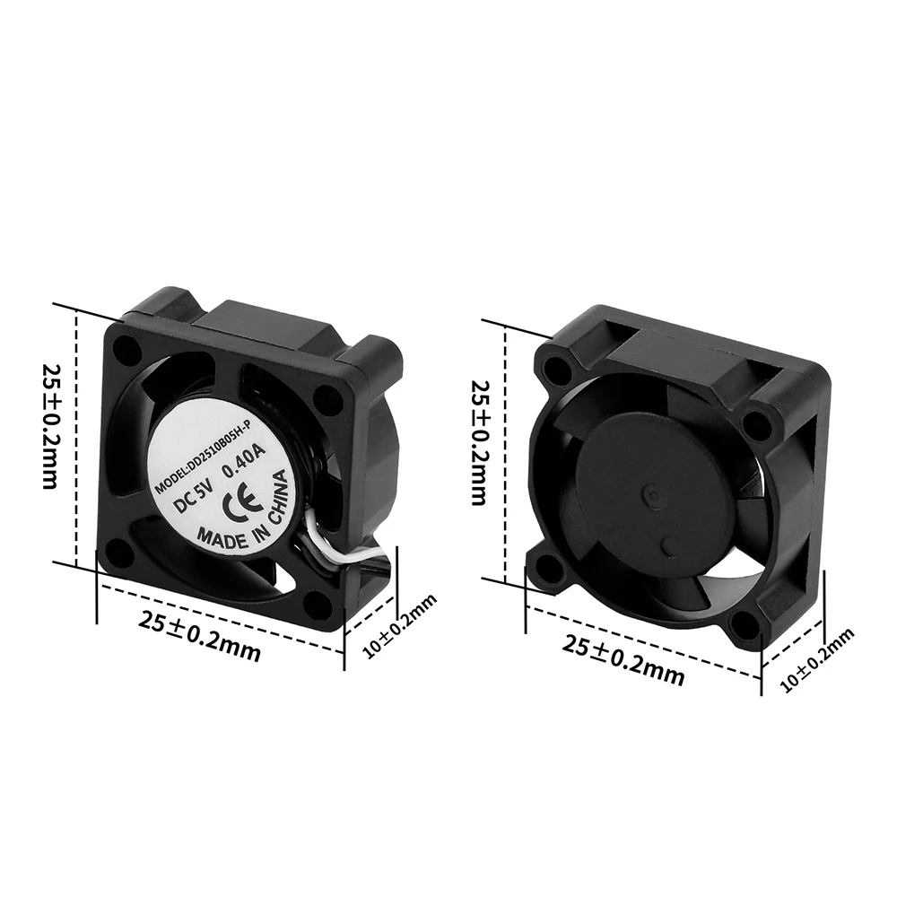 Hotend-Kühlventilator für Bambu Lab A1 A1 Mini 18000 U/min 2510 Lüfter für Bambulab A1 Hot-End-Kühlsets 3D-Drucker Ersatzteil – Detail 6