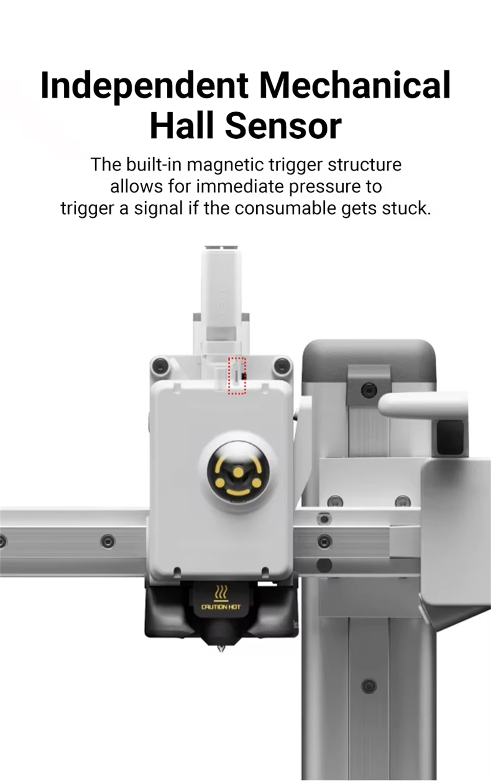 Für Bambu Lab A1 A1mini AMS Lite Filament-Hub Fünf-Wege-Komponentenschalter Mehrfarbendruck Für Lab A1/A1 Mini 3D-Drucker-Teile – Detail 8