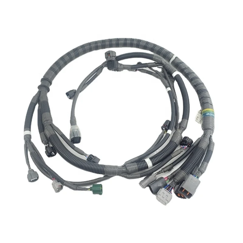 JUYULONG Excavator Parts ZAX240 330 360-3 4HK1 6HK1 Engine Wiring Harness for Hitachi Sumitomo Case Machinery engine parts