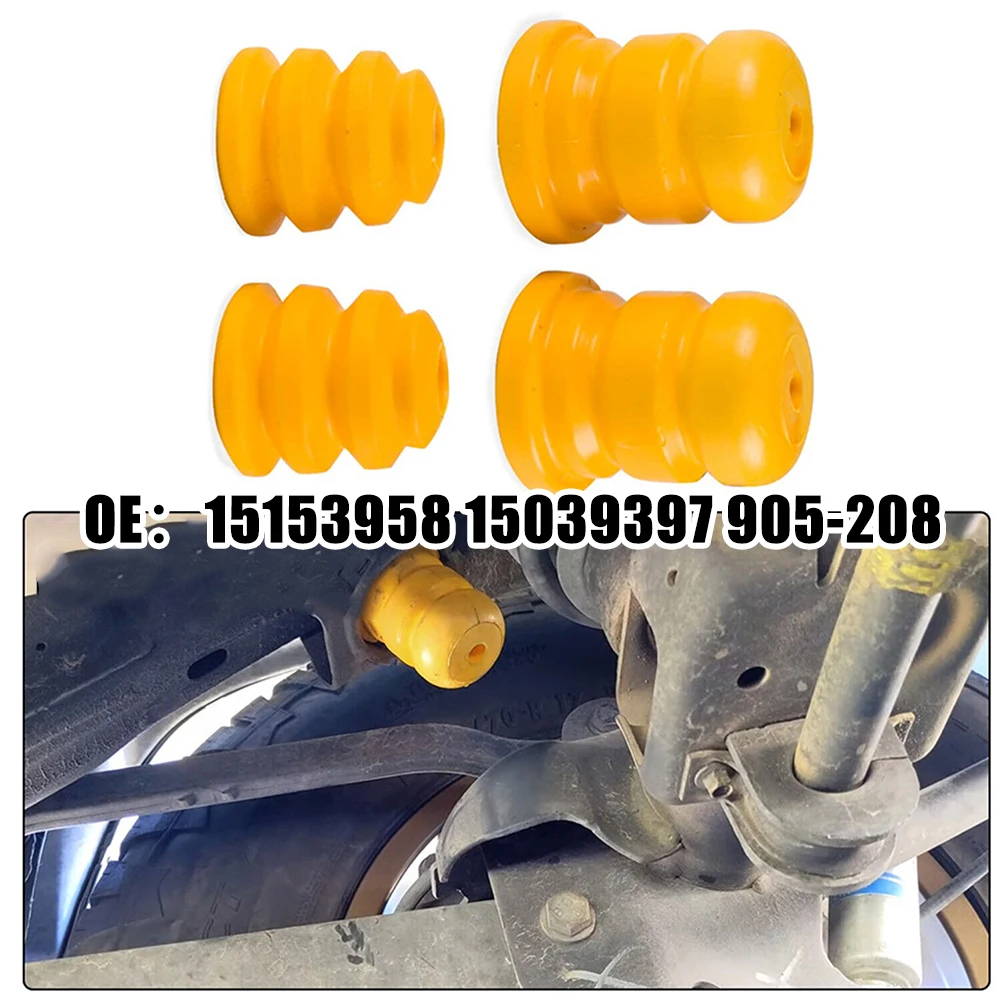 

4x Front & Rear Position Control Bump Stop For Cadillac For Escalade For EXT For Chevy For GMC For Yukon 15153958