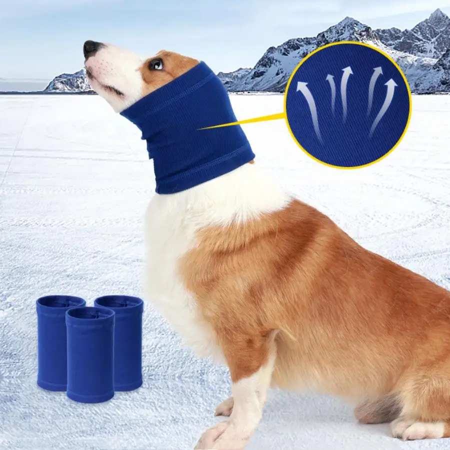 1 Winter dog balm Warm scare dog neck balm emotional shock dog ear muffs