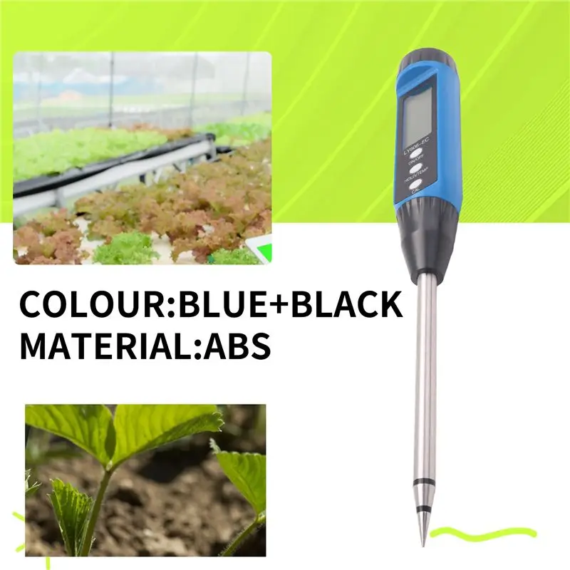 AS94-Soil Nutrient Meter Quick-Acting Nitrogen Analyzer Fertility Tester Gardening Agriculture LED Soil Tester