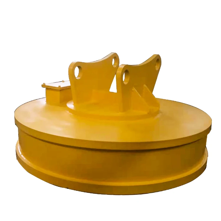 500kg 1000kg Load-Bearing Electric Magnetic Lifter for Excavator Circular Magnetic Scrap Lifting Magnet with Stable Adsorption
