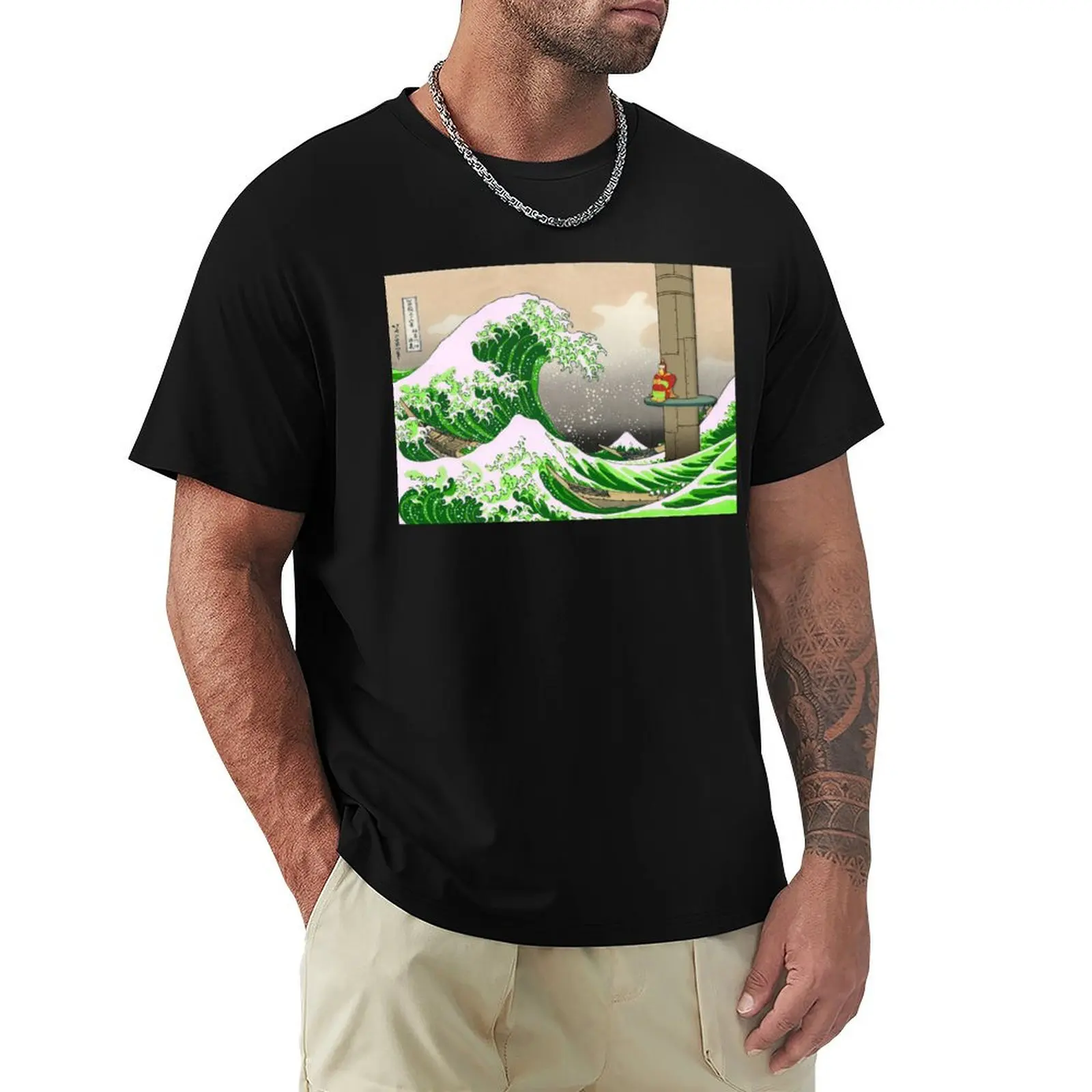 Great Wave of Real Acid T-Shirt plus size clothes sublime shirts graphic vintage anime shirt shirts for men graphic tees