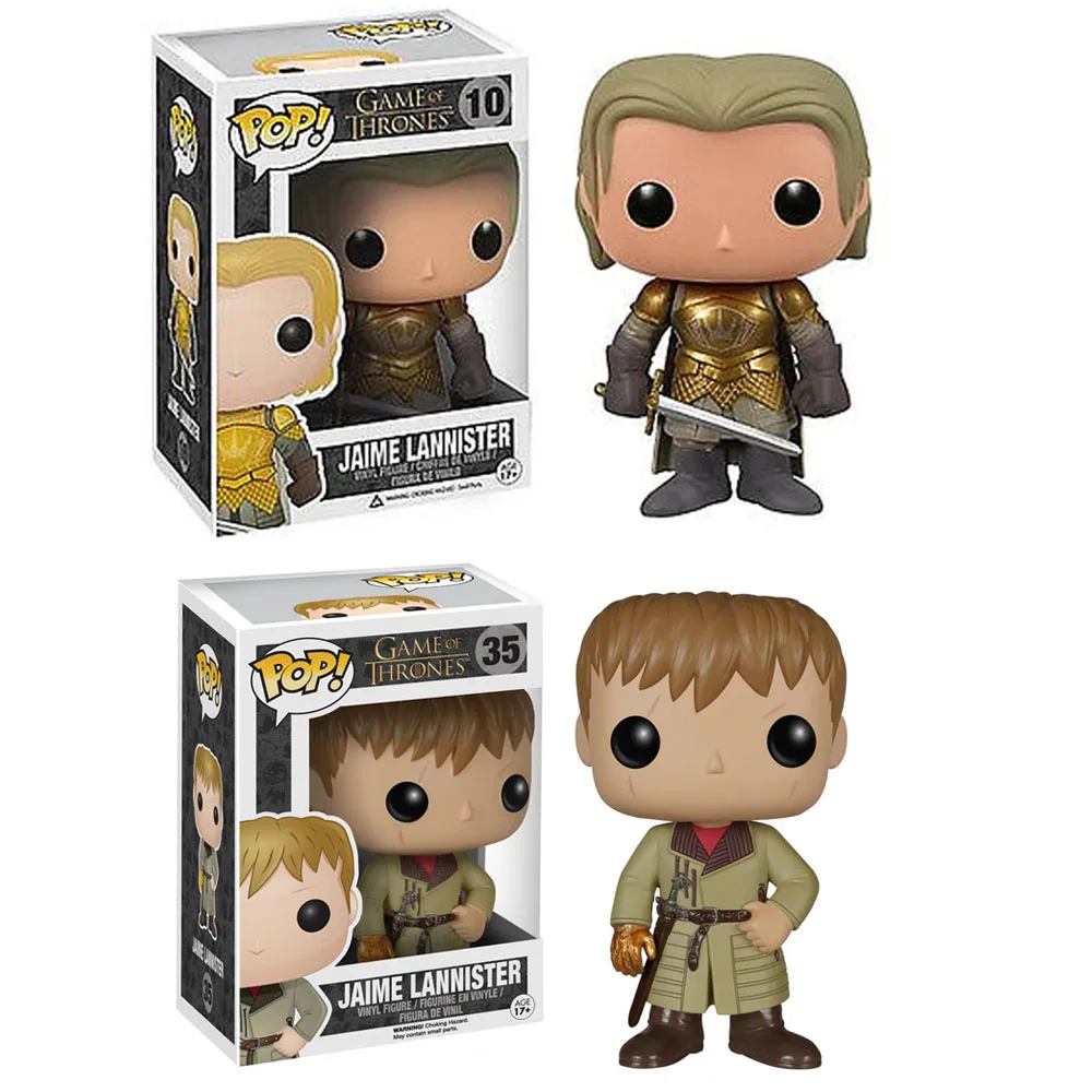 Funko Pop Television Games Jaime Lannister #35 #10 Thrones Vinyl Action Figures Toys Collection Dolls