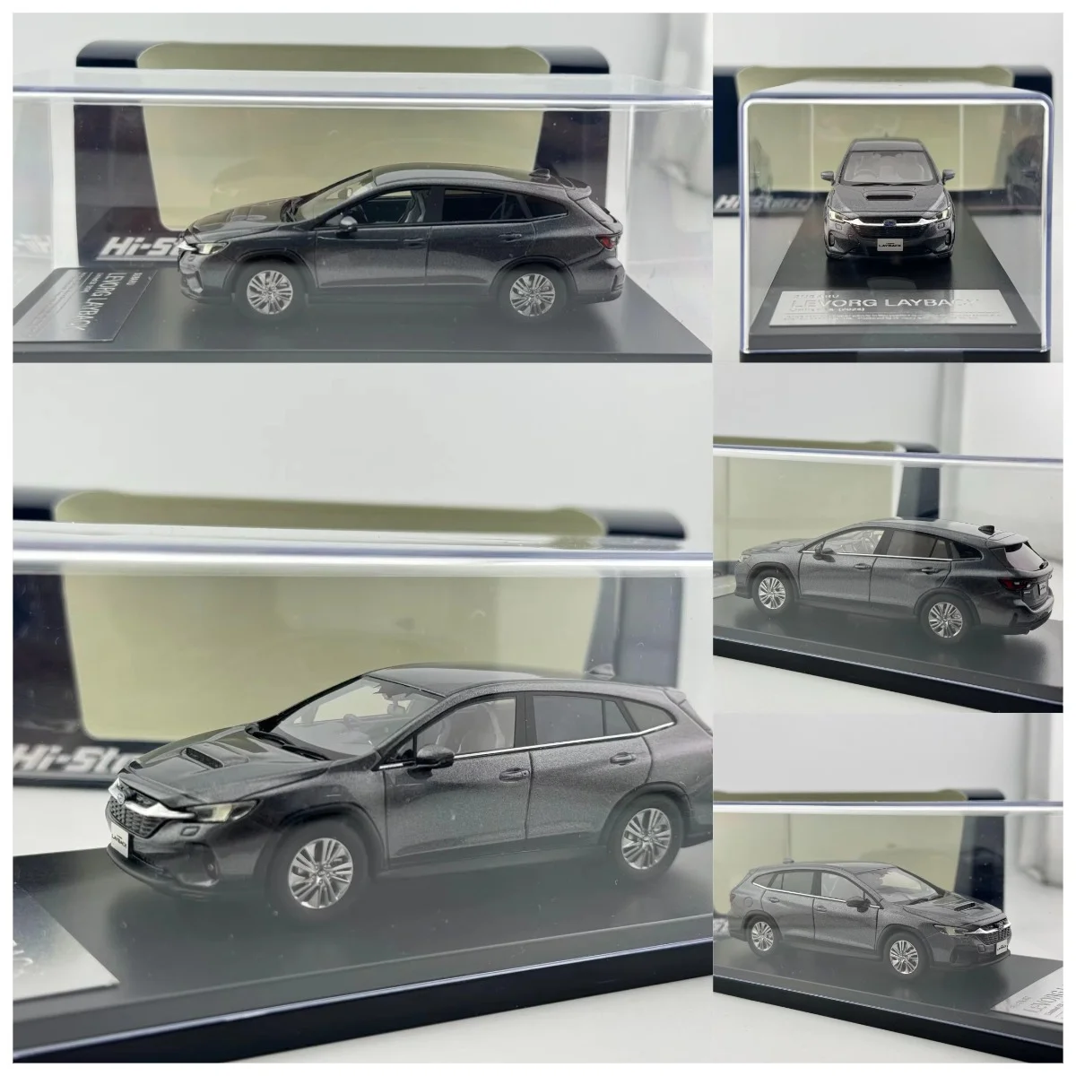 

Hi Story 1/43 Scale Subaru Levorg Layback Grey Resin Car Model