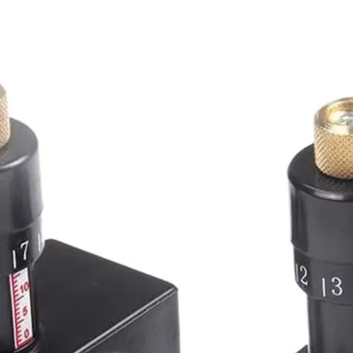 Adjustable Magnetic Planer Setter Jig 75-125mm For Woodworking Thickness Planer Height Alignment Tool With Storage Case