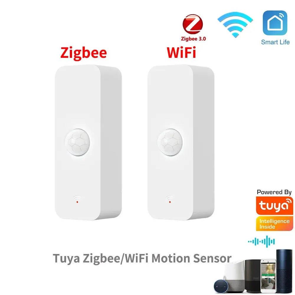 Tuya WiFi Zigbee PIR Czujnik ruchu Inteligentny dom Detektor podczerwieni ludzkiego ciała Bezpieczeństwo Inteligentne życie Współpracuje z Alexa Google Home