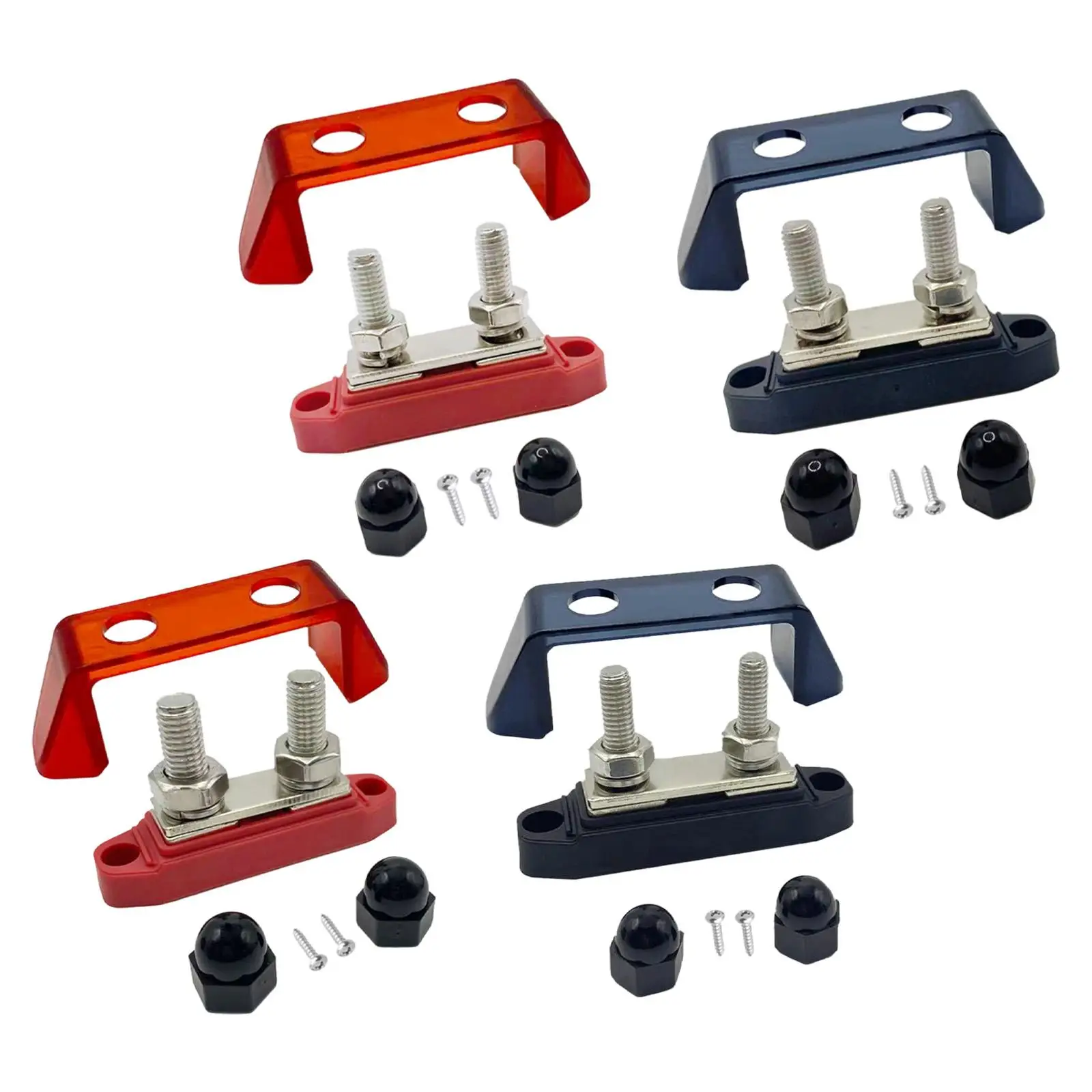 

Bus Bar Double Stud Power Distribution Block Repair Replacement Marine Terminal Block for Buses Truck Solar Vehicles Yachts