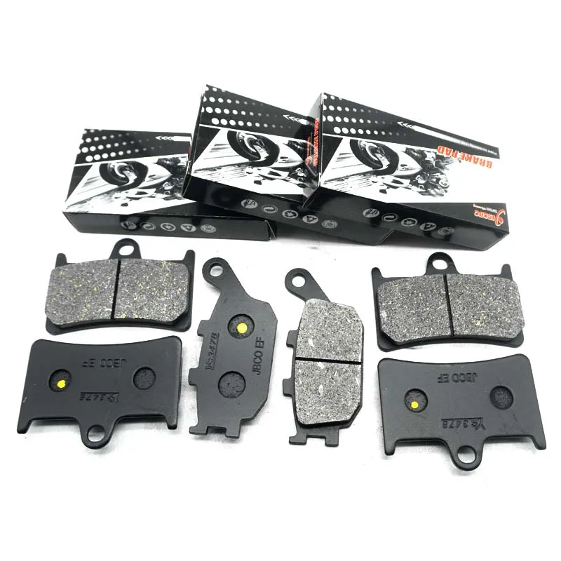 For YAMAHA YZF-R6 2003-2016 YZF-R6S 2003-2009 YZF-R6 S 2016 YZF-R6SP 2006 YZFR6 Motorcycle Front Rear Brake Disc Pads kits Set 