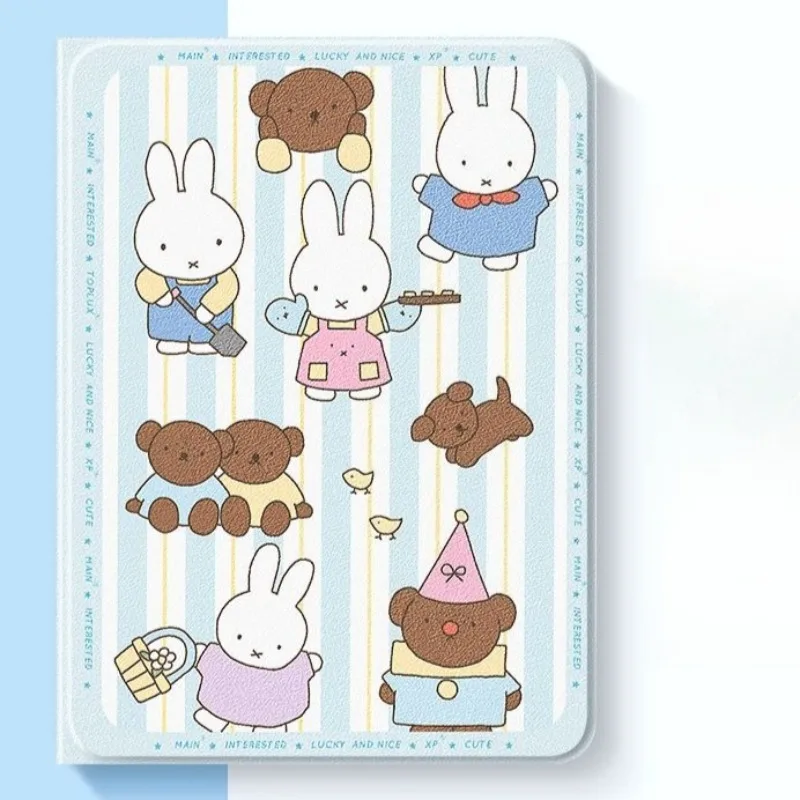 New Miffy Anime Cartoon IPad Protective Cover Tablet 11/13inch Colorful Case Suitable for IPad 6/7 Air5/6/7 Pro Gift for Girls view 4