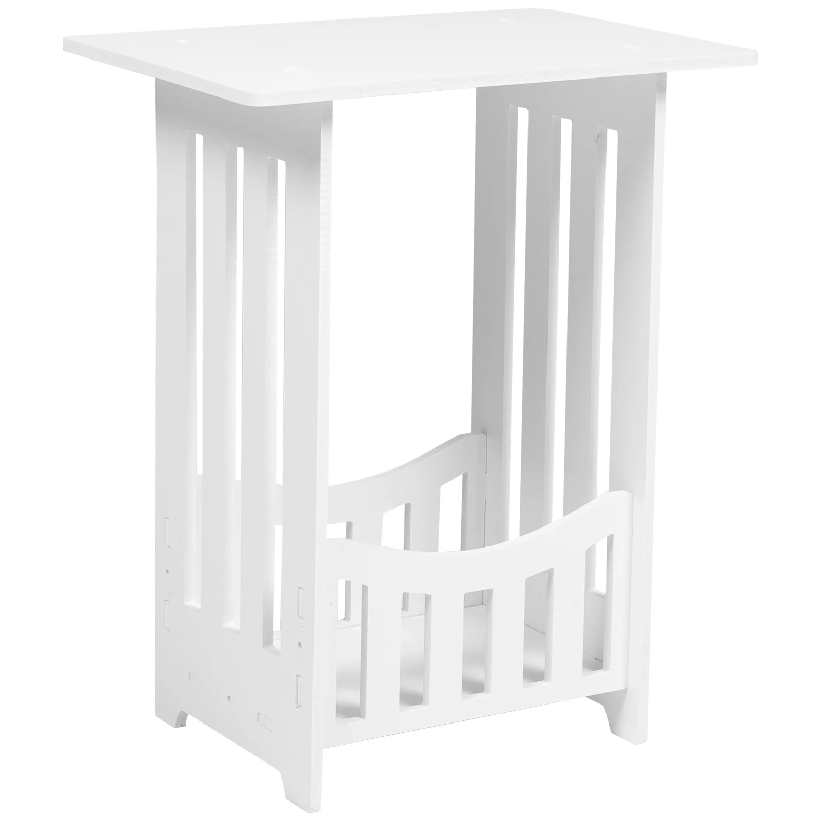 

Side Table Decor Furniture Sofas Bedroom Charge White Pvc Wood Plastic Board