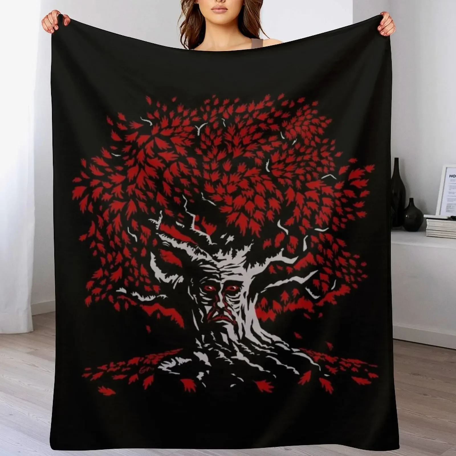 

Winterfell Weirwood Throw Blanket Cozy Napping Blanket Gift for Mom Dad