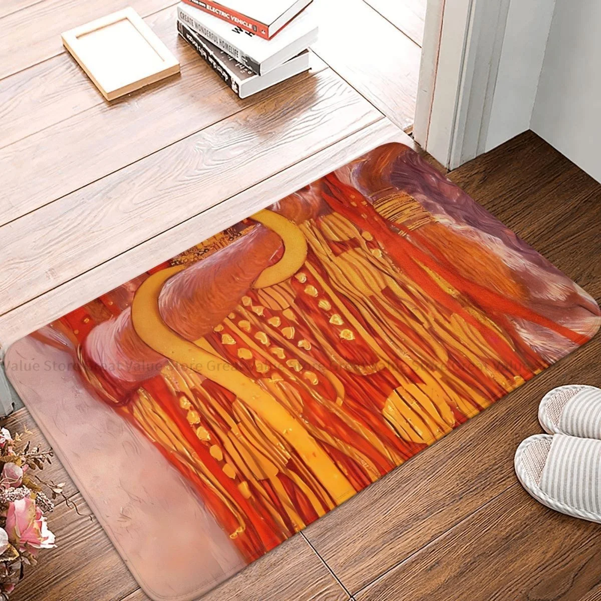 Gustav Klimt Patting Art Bath Mat Hygeia Doormat Kitchen Carpet Outdoor Rug Home Decor