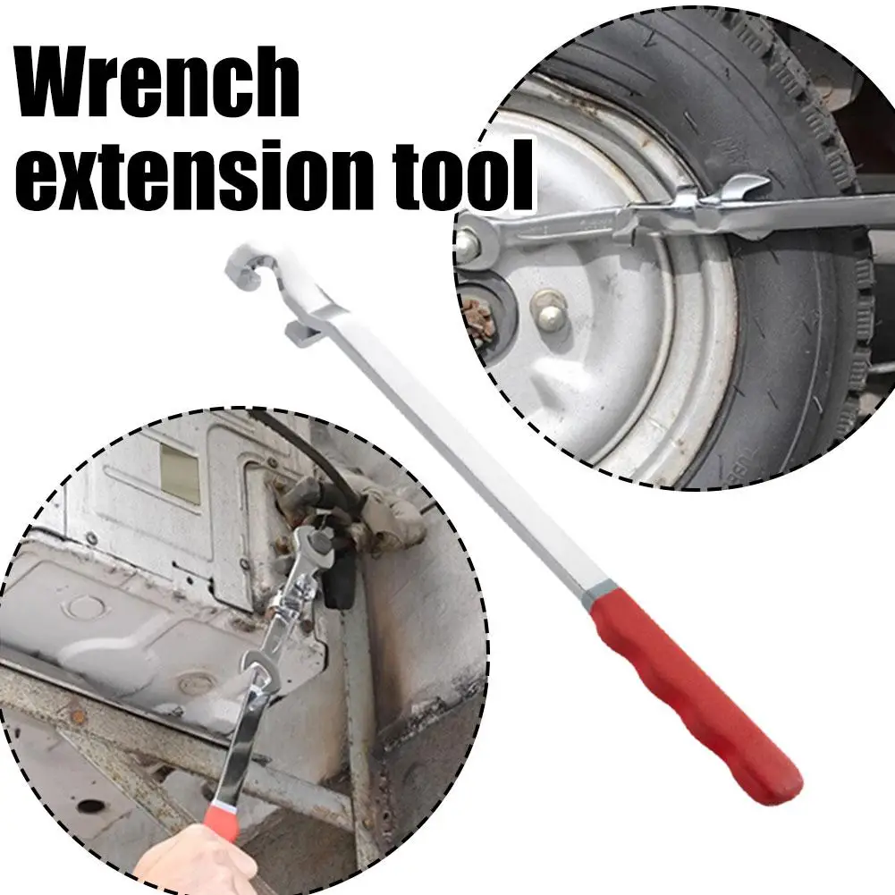 15 Inch Universal Spanner Extender Extension Power Bar Wrench 385MM Soft Grip Handle Extender Hand Tool